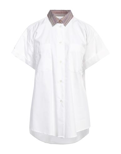 Paul Smith Woman Shirt White Size 4 Cotton