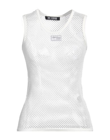 Shop Raf Simons Woman Top White Size S Cotton