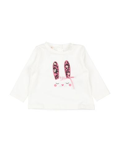 Liu •jo Newborn Girl T-shirt White Size 3 Cotton, Elastane In White