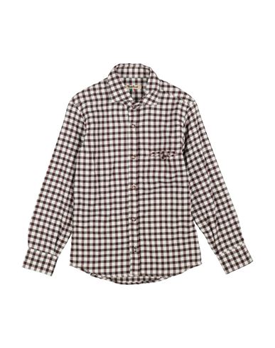 Nupkeet Toddler Boy Shirt Chocolate Brown Size 6 Cotton In Brown