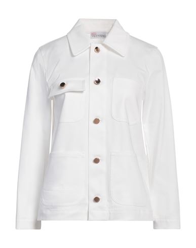 Red Valentino Woman Shirt White Size 0 Cotton, Elastane