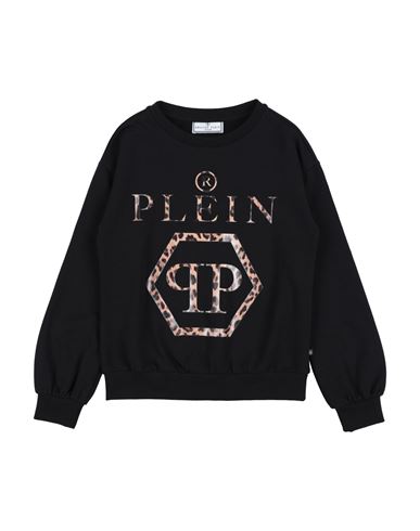 Philipp Plein Toddler Girl Sweatshirt Black Size 4 Cotton, Elastane In Black