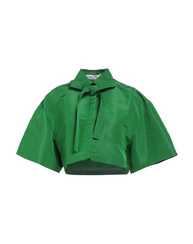 Valentino Garavani Woman Shirt Green Size 4 Silk In Green