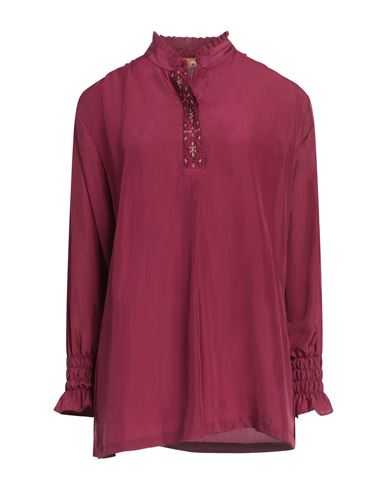 Woman Sweatshirt Mauve Size S Cotton, Elastane