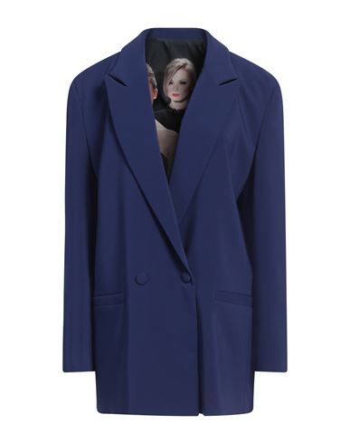 Cristinaeffe Woman Blazer Purple Size 12 Polyester, Elastane