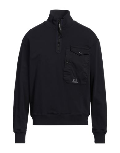 C.p. Company C. P. Company Man Sweatshirt Midnight Blue Size 3xl Cotton, Elastane