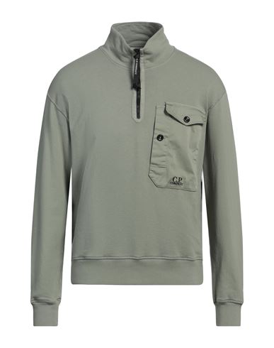 C.p. Company C. P. Company Man Sweatshirt Military Green Size 3xl Cotton, Elastane