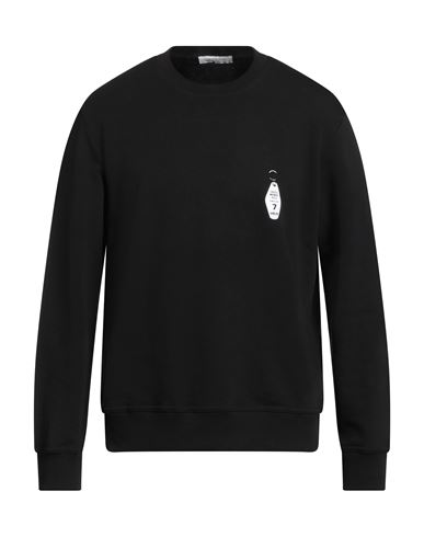 Ih Nom Uh Nit Man Sweatshirt Black Size Xxl Cotton, Elastane