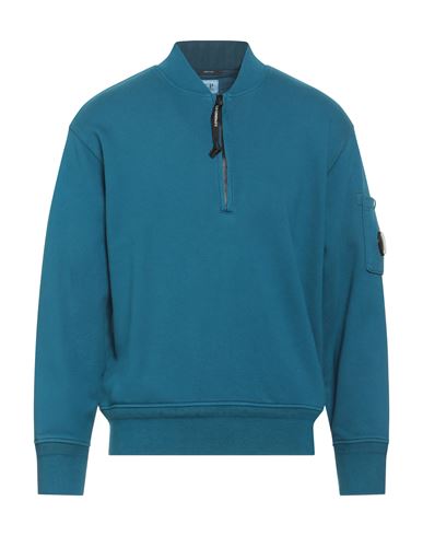 C.p. Company C. P. Company Man Sweatshirt Blue Size 3xl Cotton In Blue
