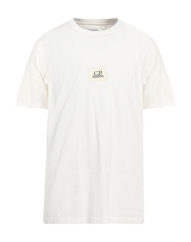 C.p. Company C. P. Company Man T-shirt Ivory Size 3xl Cotton