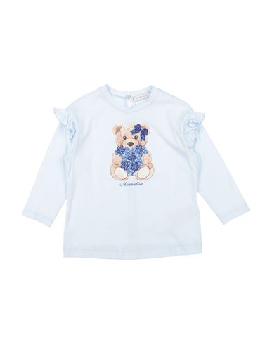Monnalisa Toddler Girl T-shirt Sky Blue Size 5 Cotton