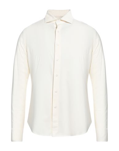 At.p.co At. P.co Man Shirt White Size 15 ½ Cotton, Elastane