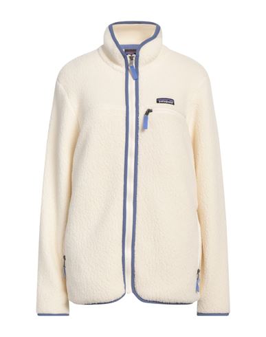Patagonia Woman Sweatshirt White Size L Recycled Polyester