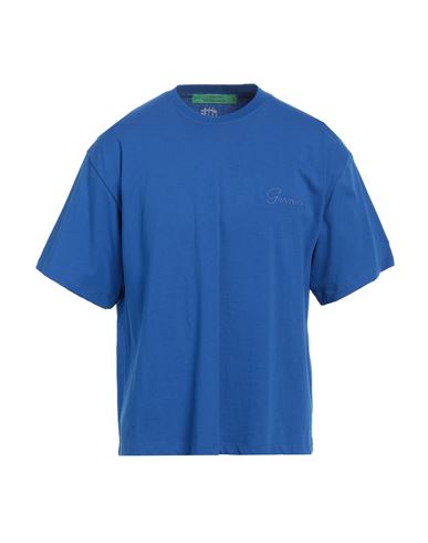 Garment Workshop Man T-shirt Bright Blue Size Xxl Cotton