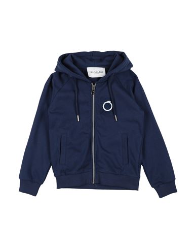 Trussardi Junior Toddler Boy Sweatshirt Navy Size 6 Cotton In Blue