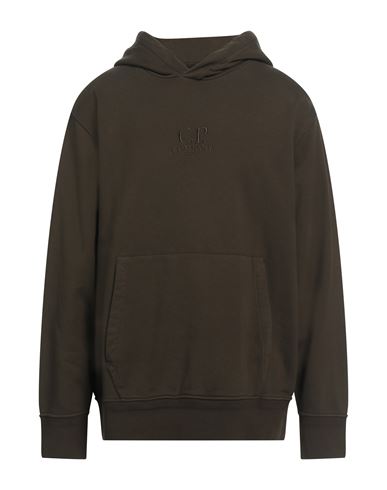 C.p. Company C. P. Company Man Sweatshirt Military Green Size Xxl Cotton