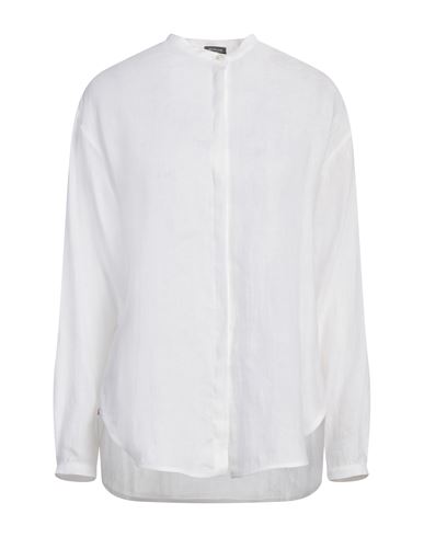 Kiton Woman Shirt White Size 8 Linen
