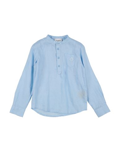 Trussardi Junior Babies'  Toddler Boy Shirt Sky Blue Size 5 Linen