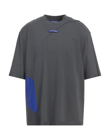 A-cold-wall* Man T-shirt Lead Size Xl Cotton, Elastane In Gray