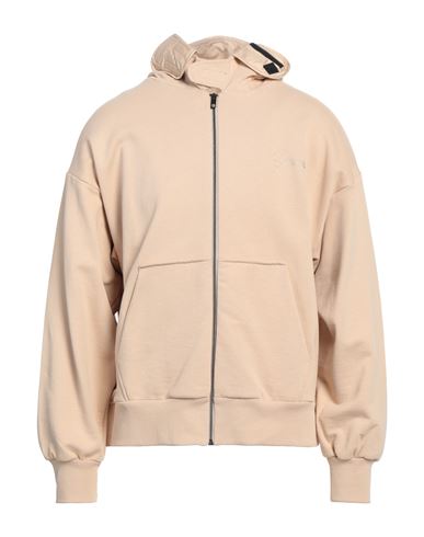 Garment Workshop Man Sweatshirt Sand Size Xxl Cotton, Polyester