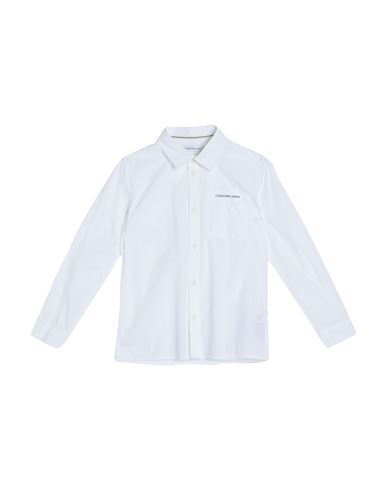 Calvin Klein Jeans Est.1978 Calvin Klein Jeans Toddler Boy Shirt White Size 4 Cotton In White