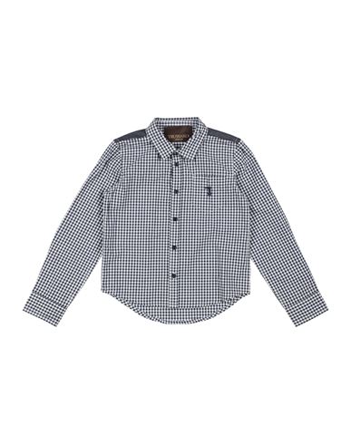 Trussardi Junior Toddler Boy Shirt Navy Size 6 Rayon, Nylon