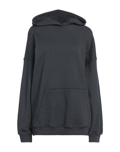 Hinnominate Woman Sweatshirt Charcoal Size M Cotton In Grey