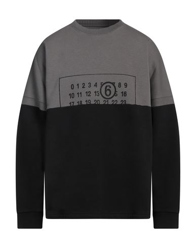 Mm6 Maison Margiela Numbers-motif Crew-neck Sweatshirt In Multi