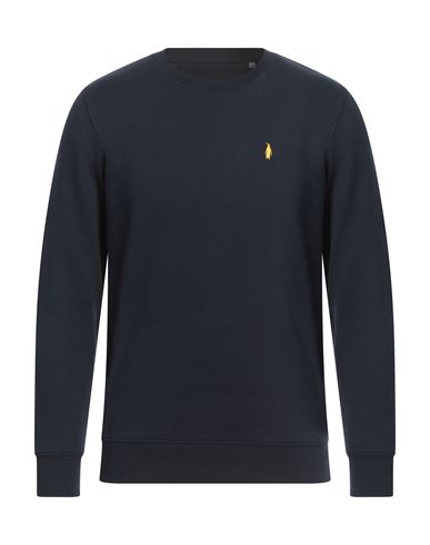 Waltbay® Waltbay Man Sweatshirt Midnight Blue Size Xxl Cotton, Polyester