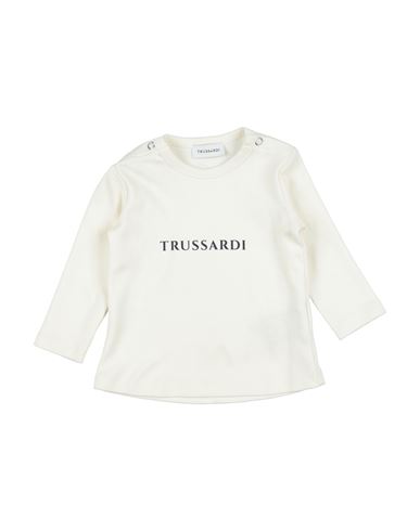 Trussardi Junior Newborn Boy T-shirt White Size 3 Cotton