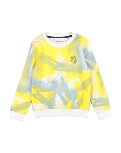 Trussardi Junior Toddler Boy Sweatshirt Yellow Size 6 Cotton