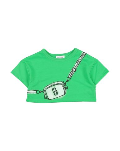Marc Jacobs Babies'  Toddler Girl T-shirt Green Size 5 Polyester