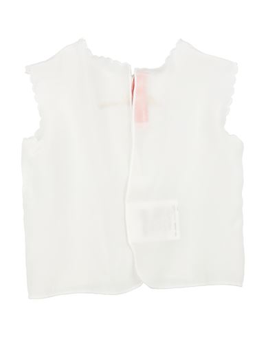 Miss Blumarine Newborn Girl Shirt White Size Onesize Silk