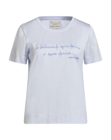 Alessia Santi Woman T-shirt Lilac Size 1 Cotton In White