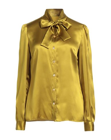 Dolce & Gabbana Woman Shirt Lime Green Size 8 Silk In Green