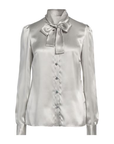 Dolce & Gabbana Woman Shirt Light Grey Size 6 Silk