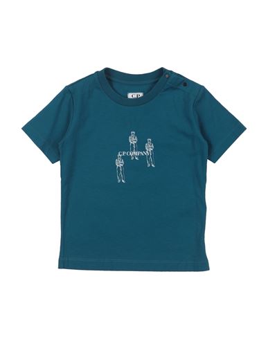 Shop C.p. Company Undersixteen C. P. Company Undersixteen Toddler Boy T-shirt Deep Teal Size 3 Cotton, Elastane