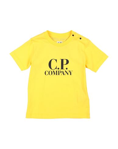 Shop C.p. Company Undersixteen C. P. Company Undersixteen Toddler Boy T-shirt Yellow Size 3 Cotton