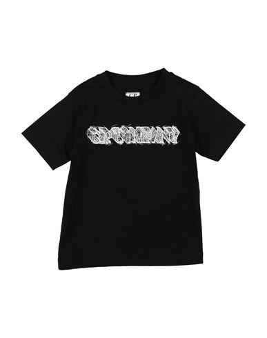 C.p. Company Undersixteen C. P. Company Undersixteen Toddler Boy T-shirt Black Size 6 Cotton, Elastane
