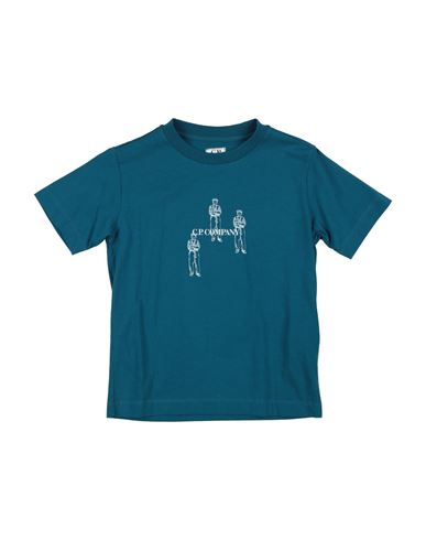 Shop C.p. Company Undersixteen C. P. Company Undersixteen Toddler Boy T-shirt Deep Teal Size 4 Cotton, Elastane