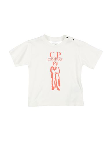 C.p. Company Undersixteen C. P. Company Undersixteen Toddler Boy T-shirt Off White Size 6 Cotton, Elastane