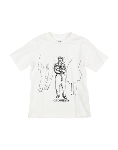 Shop C.p. Company Undersixteen C. P. Company Undersixteen Toddler Boy T-shirt White Size 6 Cotton, Elastane