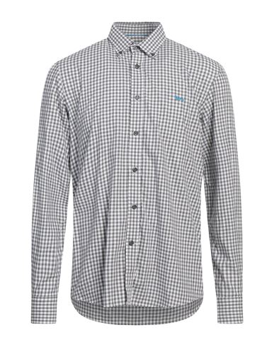 Harmont & Blaine Man Shirt Lead Size 3xl Cotton In Gray