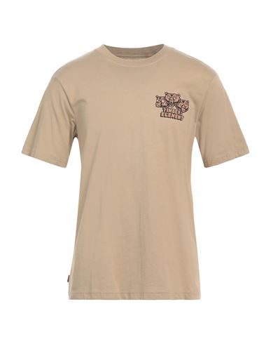 ELEMENT ELEMENT MAN T-SHIRT KHAKI SIZE M COTTON 