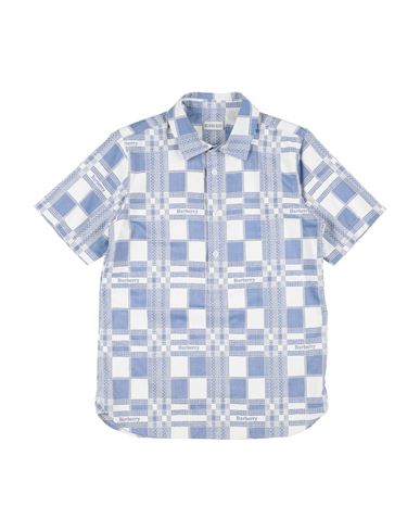 Burberry Babies'  Toddler Boy Shirt Light Blue Size 6 Cotton