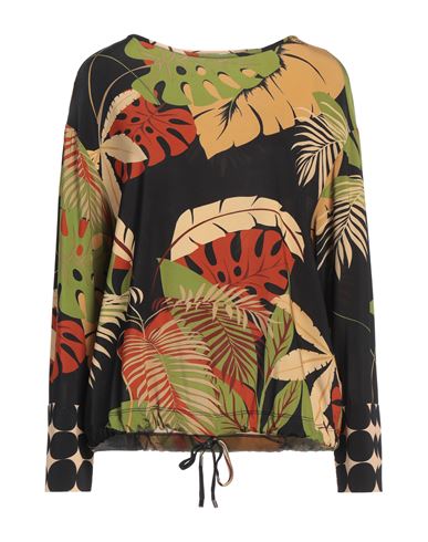 Clips More Woman T-shirt Black Size 12 Viscose, Elastane