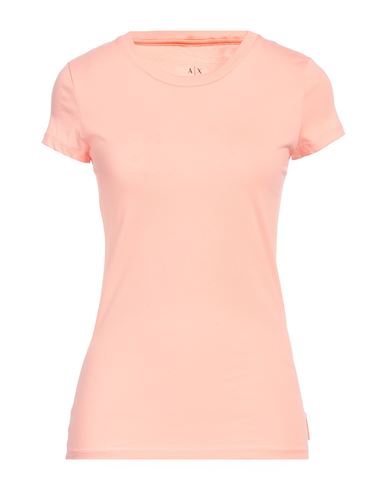 Armani Exchange Woman T-shirt Pink Size M Cotton