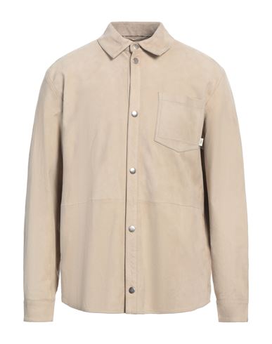 Liu •jo Man Man Shirt Beige Size Xxl Leather