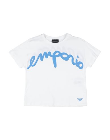 Emporio Armani Toddler Girl T-shirt White Size 7 Cotton