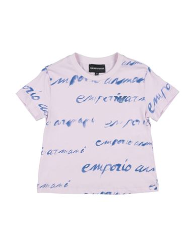 Emporio Armani Toddler Girl T-shirt Lilac Size 6 Cotton
